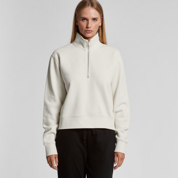 4125 Women's Stencil Half Zip Crew Thumbnail
