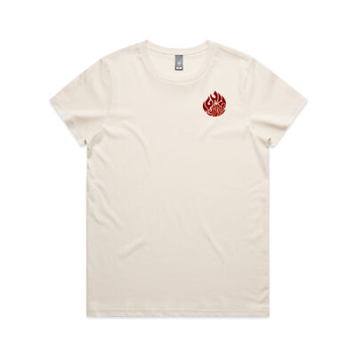 Womens Ignite Tee - Ecru Thumbnail