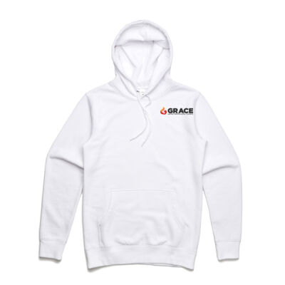 Unisex White Hoodie - GraceUPC Thumbnail